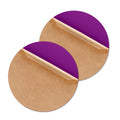 2 Pack Round Acrylic Sheet 2.7-3mm Thick Opaque Purple - DIY & Laser