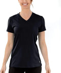 Arctic Cool Women's V-Neck Instant Cooling Short Sleeve Shirt - Fast