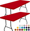 Rectangle Picnic Table Cloth 30x96 in - Windproof Waterproof Fitted