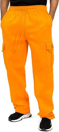 G-Style USA Men's Solid Fleece Heavyweight Cargo Pants (Style HPWC)