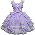 Girls Sweet Lolita Dress with Lace Court Skirts for Cosplay