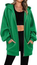 StunShow Women's Zip Up Hoodies Oversized Fleece Sweatshirt