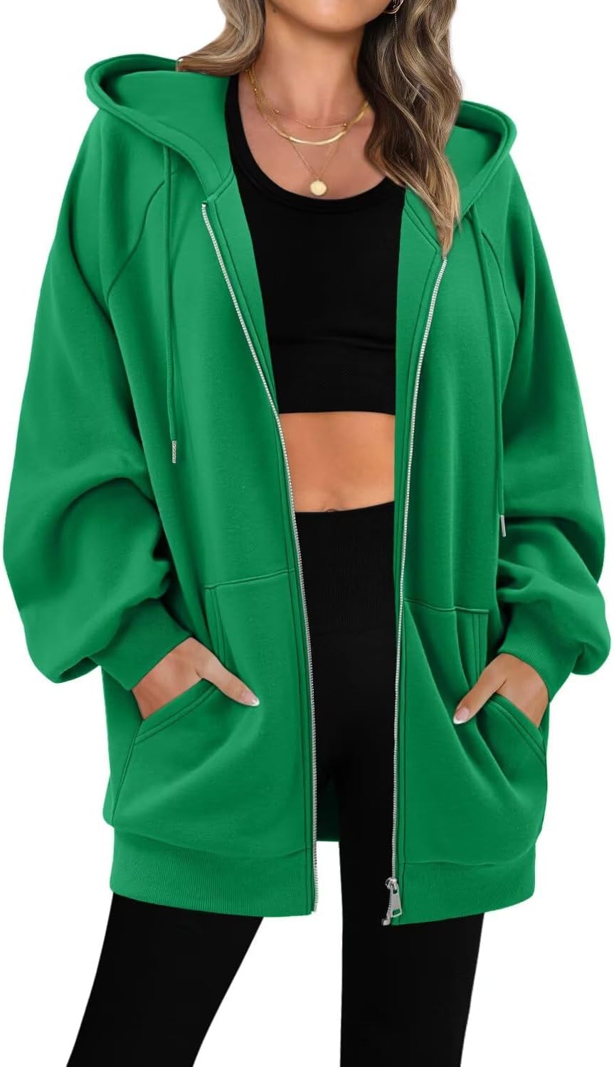 StunShow Women's Zip Up Hoodies: Oversized Fleece Jacket