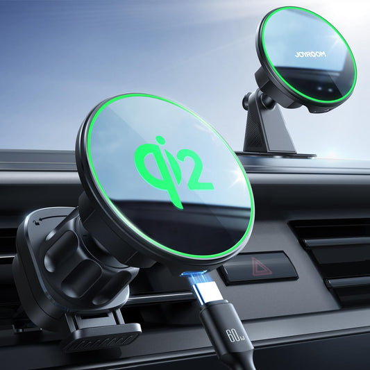15W MagSafe Car Mount Charger by JOYROOM - Fast Wireless Charging