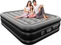 Air Mattress 18 in Queen with Built In Pump - Quick Inflate
