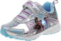 Disney Girls Frozen Light Up Laceless Running Shoes - Fun LED Steps