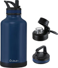 OLDLEY 64 oz Insulated Water Bottle With Straw - Keeps Drinks Cold 24h