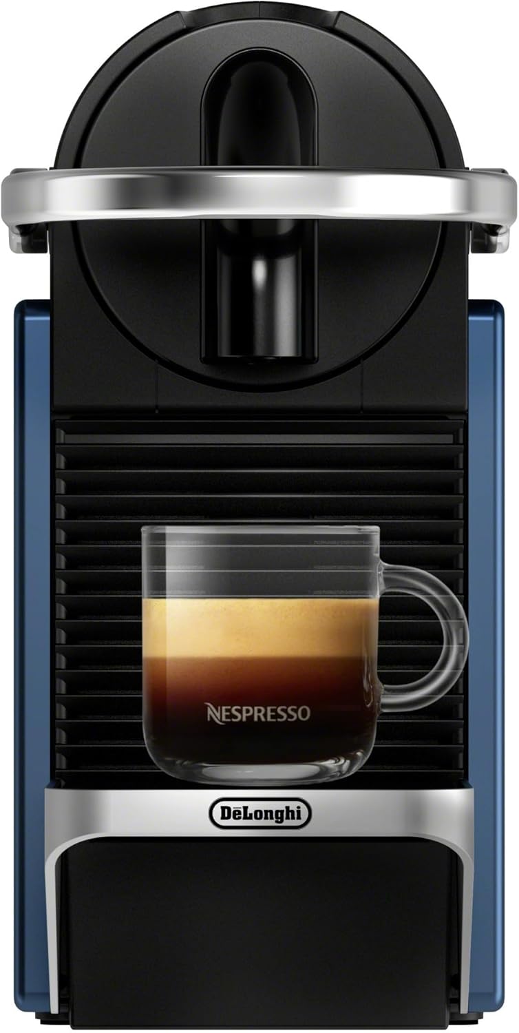 De'Longhi Nespresso Pixie: Dark Blue Espresso Maker