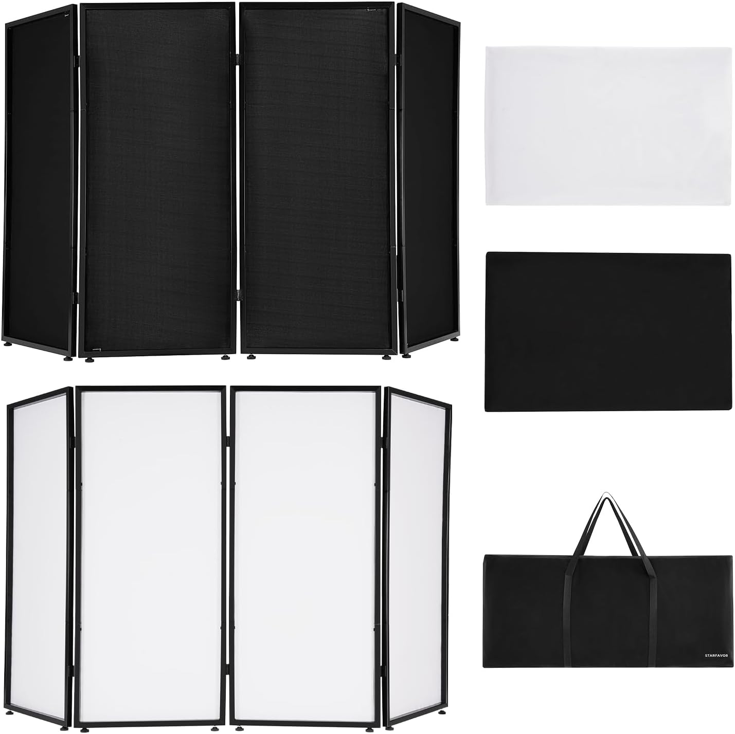 Portable DJ Facade Booth for Events - Lightweight and Easy Setup
