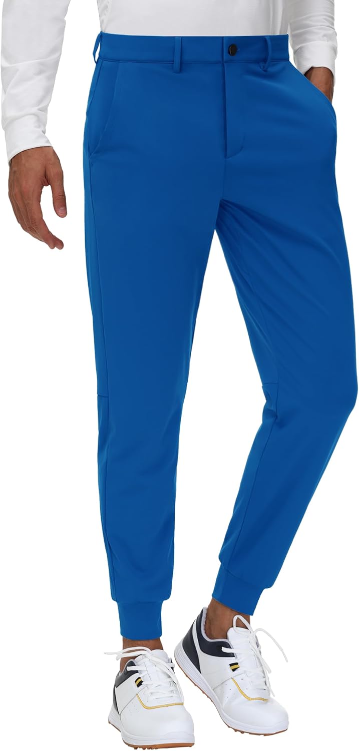 JWM Men's Stretch Golf Joggers Pants for Stylish Comfort