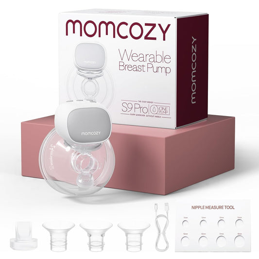 Momcozy S9 Pro Hands-Free Pump: Extended Battery & LED Display