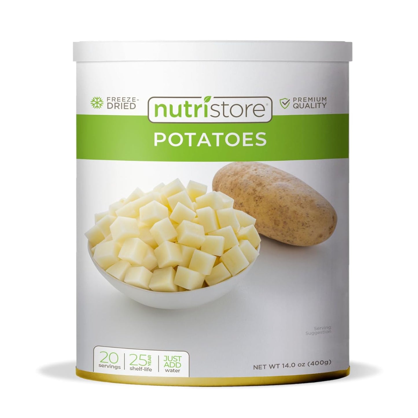Nutristore Freeze-Dried Vegetables for Emergency Food Storage