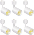 10W Dimmable LED Track Lighting Heads Pack of 6 - 3000K Warm White