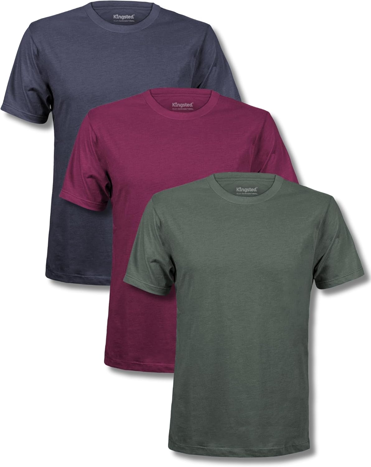 Kingsted Men's T-Shirts Pack - Royally Comfortable Classic Tees