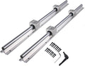 ANWOK Linear Rail Guide SBR20 2200mm with 4 SBR20UU Blocks - Smooth