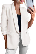 KIRUNDO Womens Blazer Business Casual Open Front - Versatile Fit