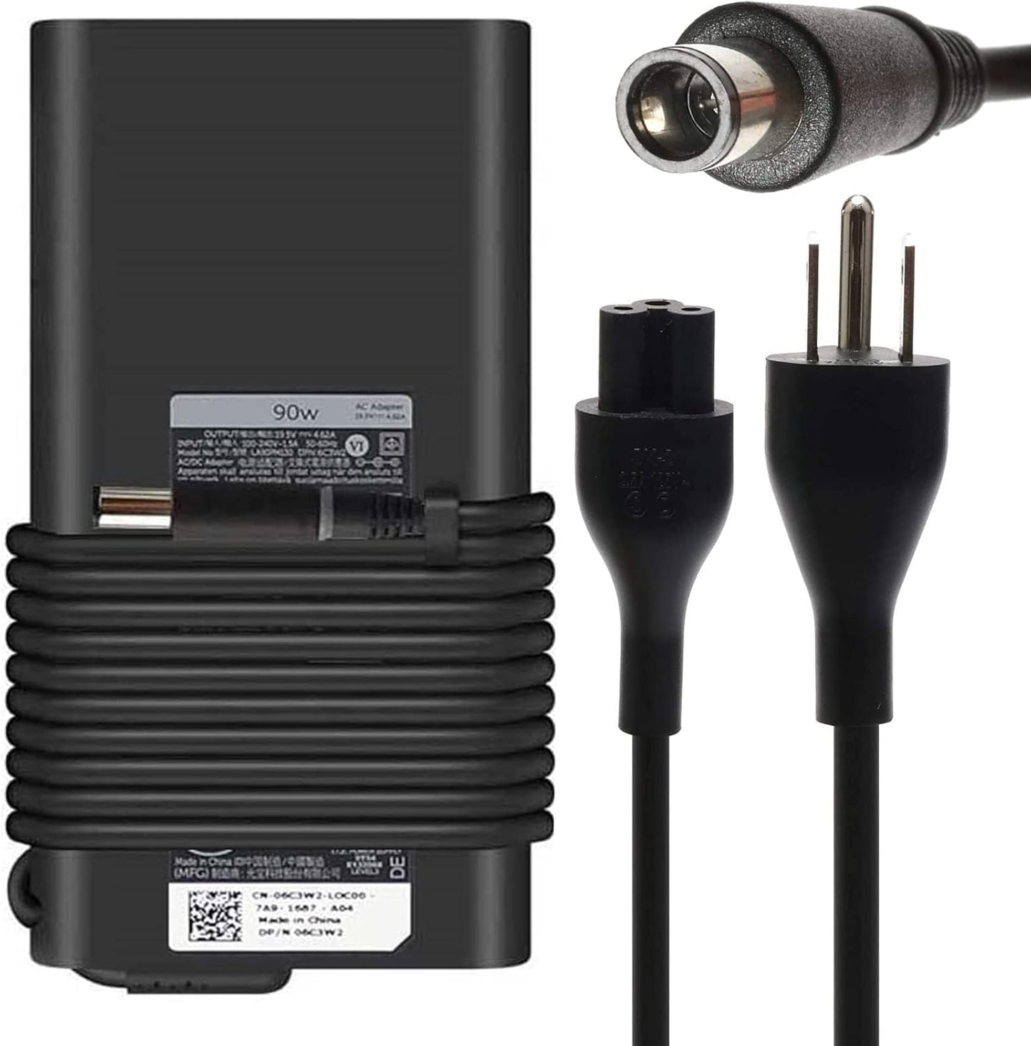 Sunshare 90W Dell Laptop Charger 19.5V - Fast Power Supply