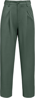 Women's Stretch Wrinkle-Free Comfort Ankle Work Pants
