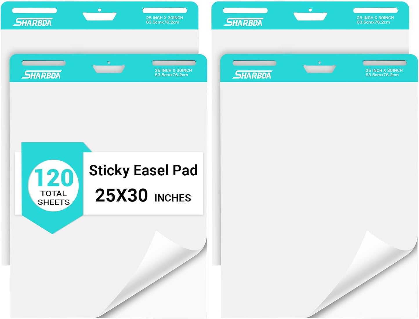 Sticky Easel Pad for Teachers - Large Self-Stick Flip Chart Paper