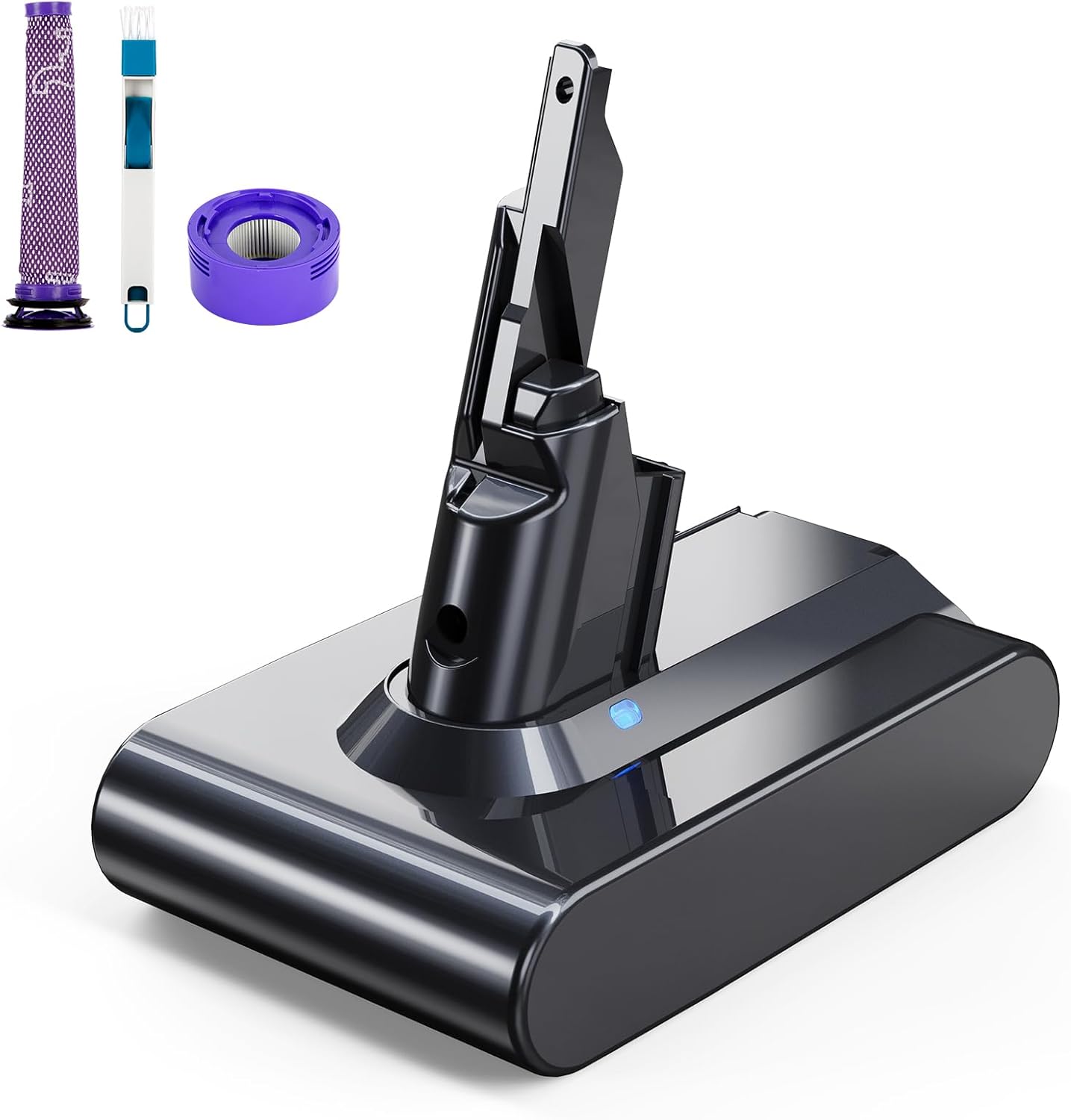 Dyson V7 6.0Ah Battery Upgrade - Long-Lasting Power Boost!