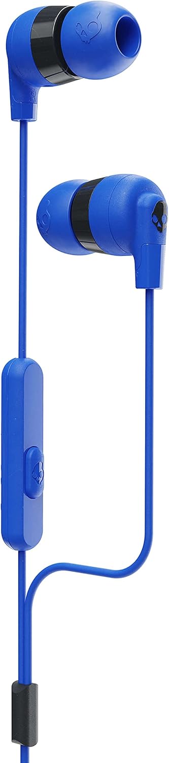 Skullcandy Cobalt Blue Earbuds - Bluetooth & Mic