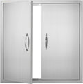 VEVOR BBQ Access Door 31x31 in Double Outdoor Kitchen Door - Flush