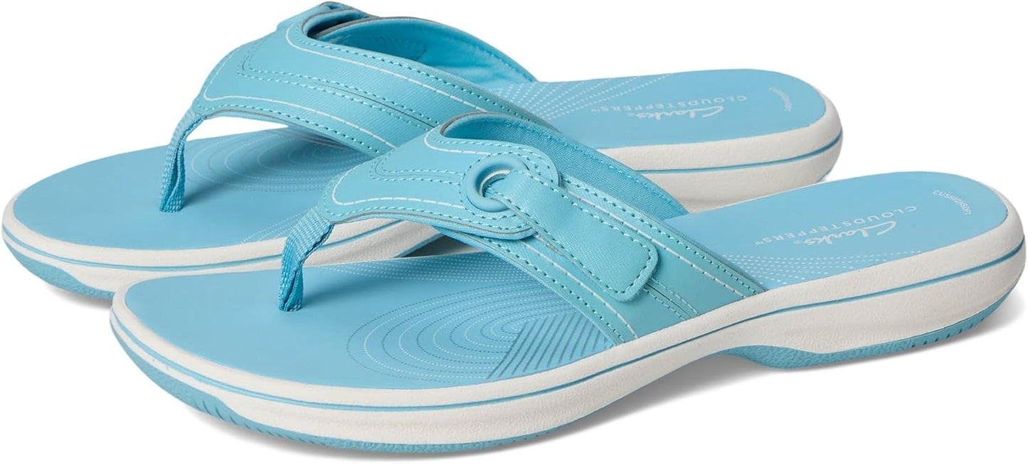Clarks Women's Breeze Reyna Flip-Flop for All-Day Comfort