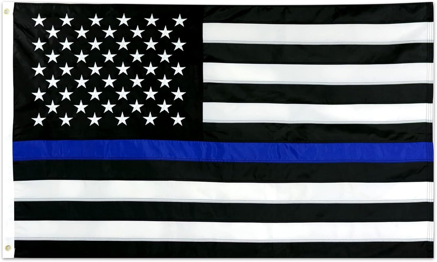 Thin Blue Line USA Flag 4x6 ft | Heavy Duty Police Flag