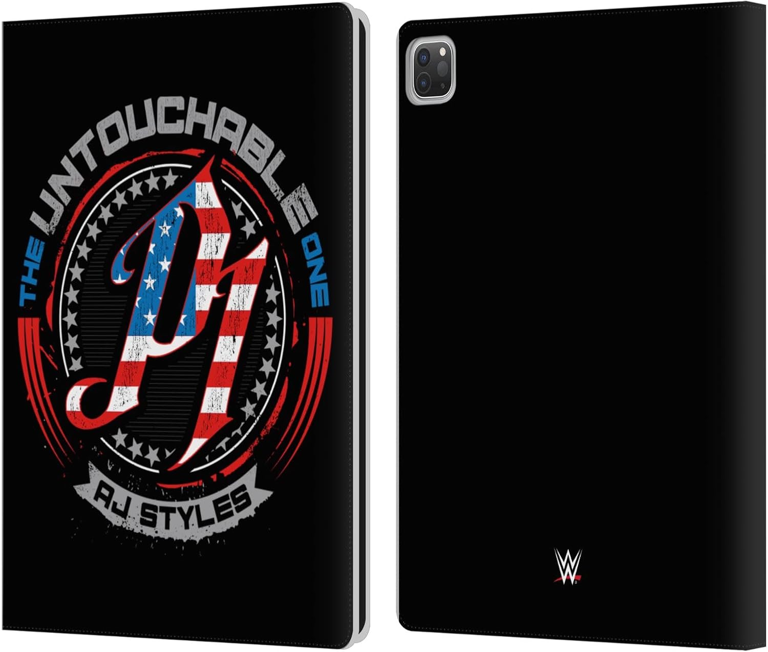 WWE AJ Styles Phenomenal Vintage Leather Wallet Case for iPad Pro