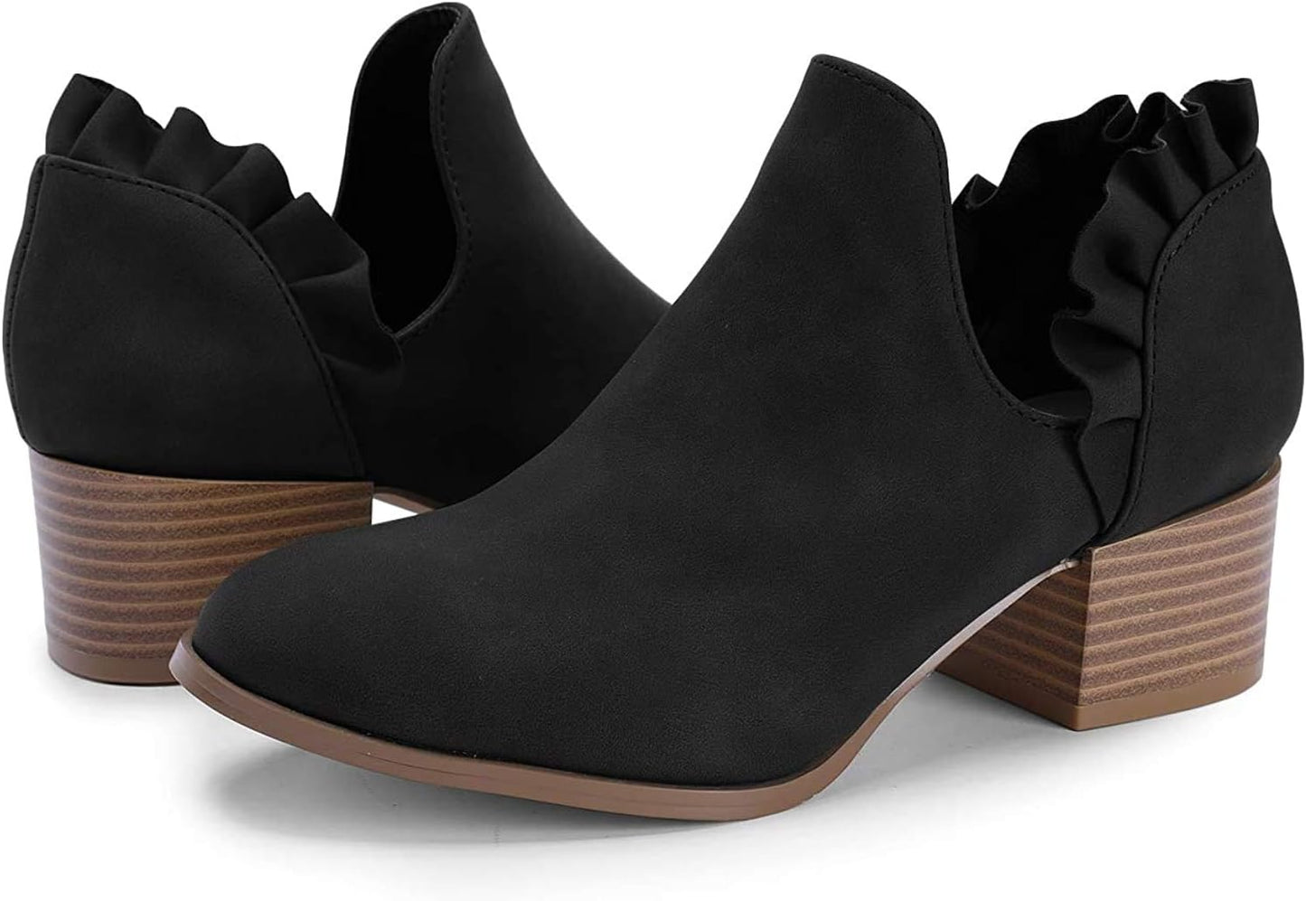Fashare Womens Fall Cutout Booties for Stylish Casual Wear