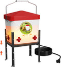 Heated Chicken Waterer 3 Gallon with 4 Nipples - Winter Ready