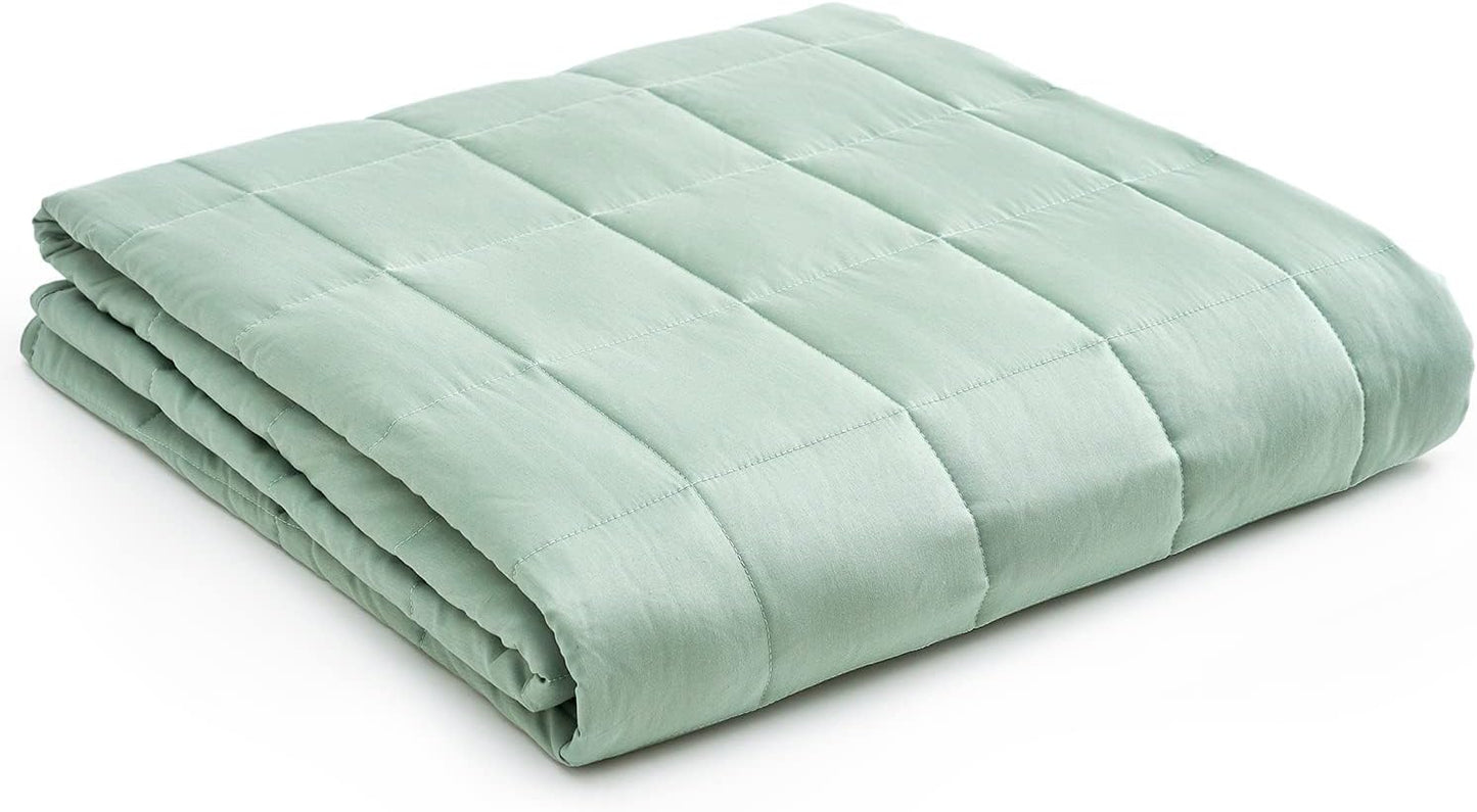 YnM Weighted Blanket for One Person, 100 Percent Cotton, 60x80 in