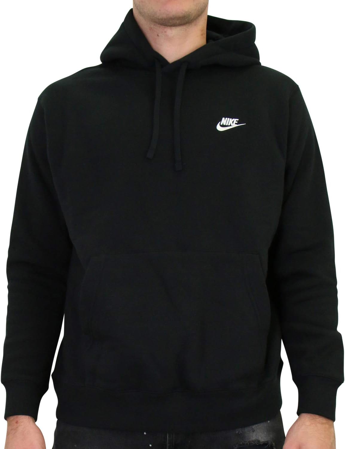 Stay Cozy in Style: Nike Black Pull Over Hoodie XL