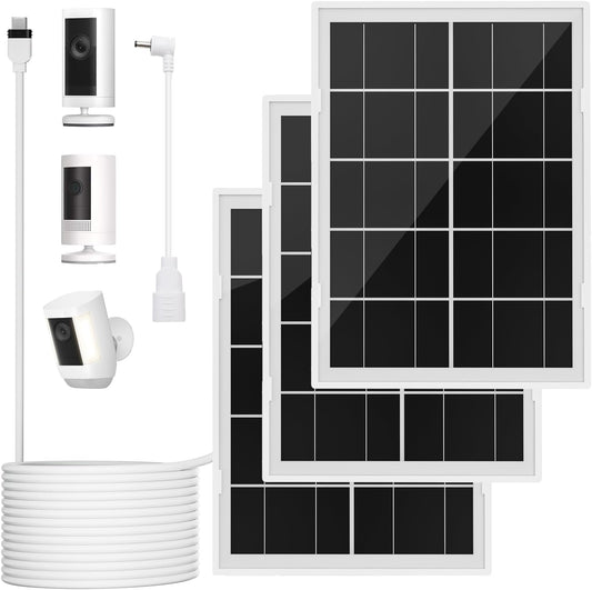 7W Solar Panel for Ring Camera - Efficient Solar Charger Pack