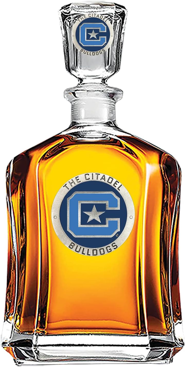 Heritage Pewter Citadel Capitol Decanter - 24 OZ Whiskey Gift