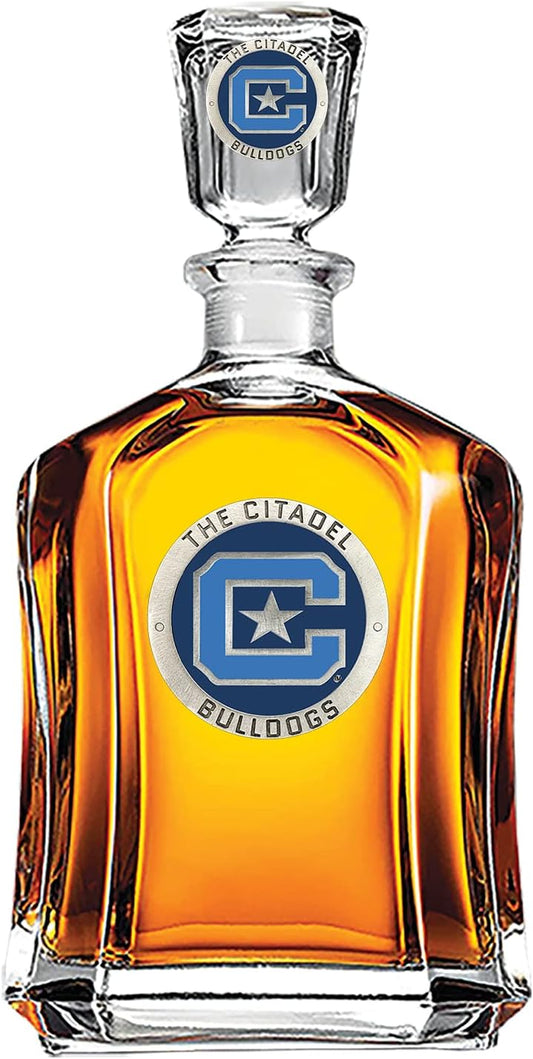 Heritage Pewter Citadel Capitol Decanter - 24 OZ Whiskey Gift