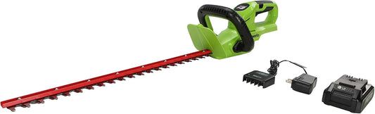 Greenworks 24V 22 Inch Cordless Hedge Trimmer for Precision Trimming