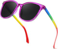 Myiaur Polarized Sunglasses for Women - Mirrored Square Shades Women's