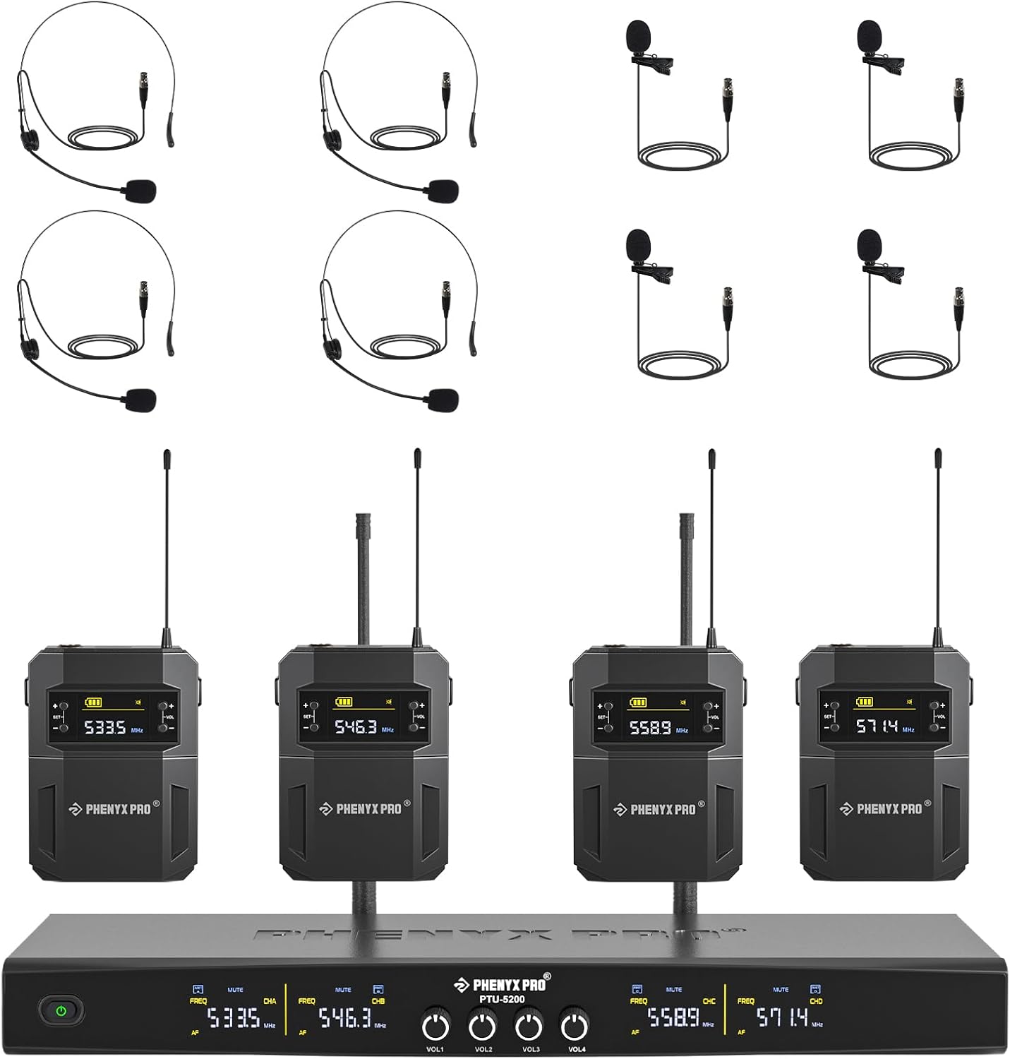 Phenyx Pro Wireless Microphone System for Singing and Events