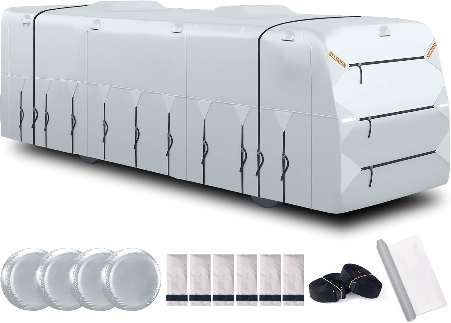 300D Top Class A RV Cover with Waterproof PU Coating