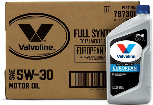 Valvoline European Vehicle Full Synthetic Motor Oil for Engines