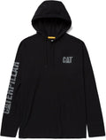 Caterpillar Men's Hooded Banner Long Shirt with UPF 50 Protection
