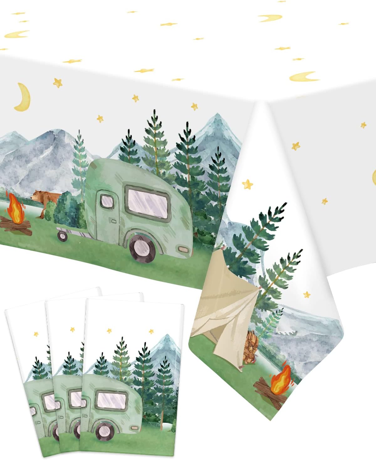 Nefelibata Happy Camper Table Cover Set