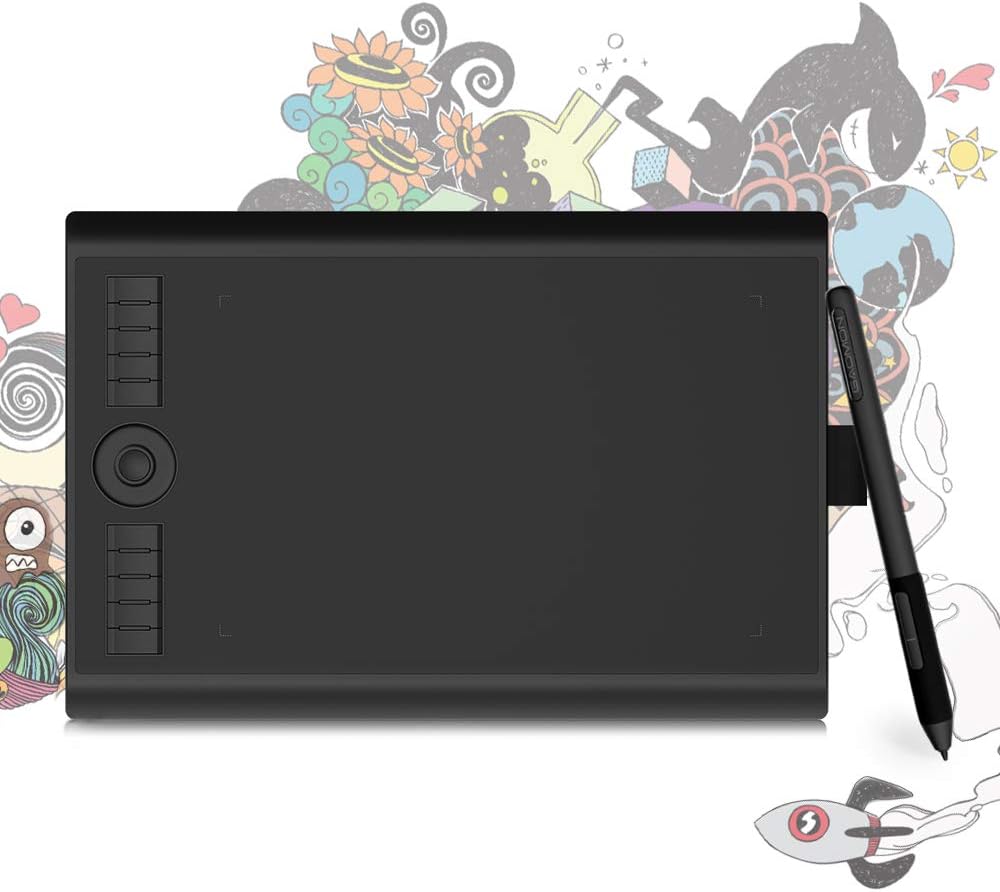GAOMON M10K PRO Drawing Tablet with Tilt Function and Shortcuts