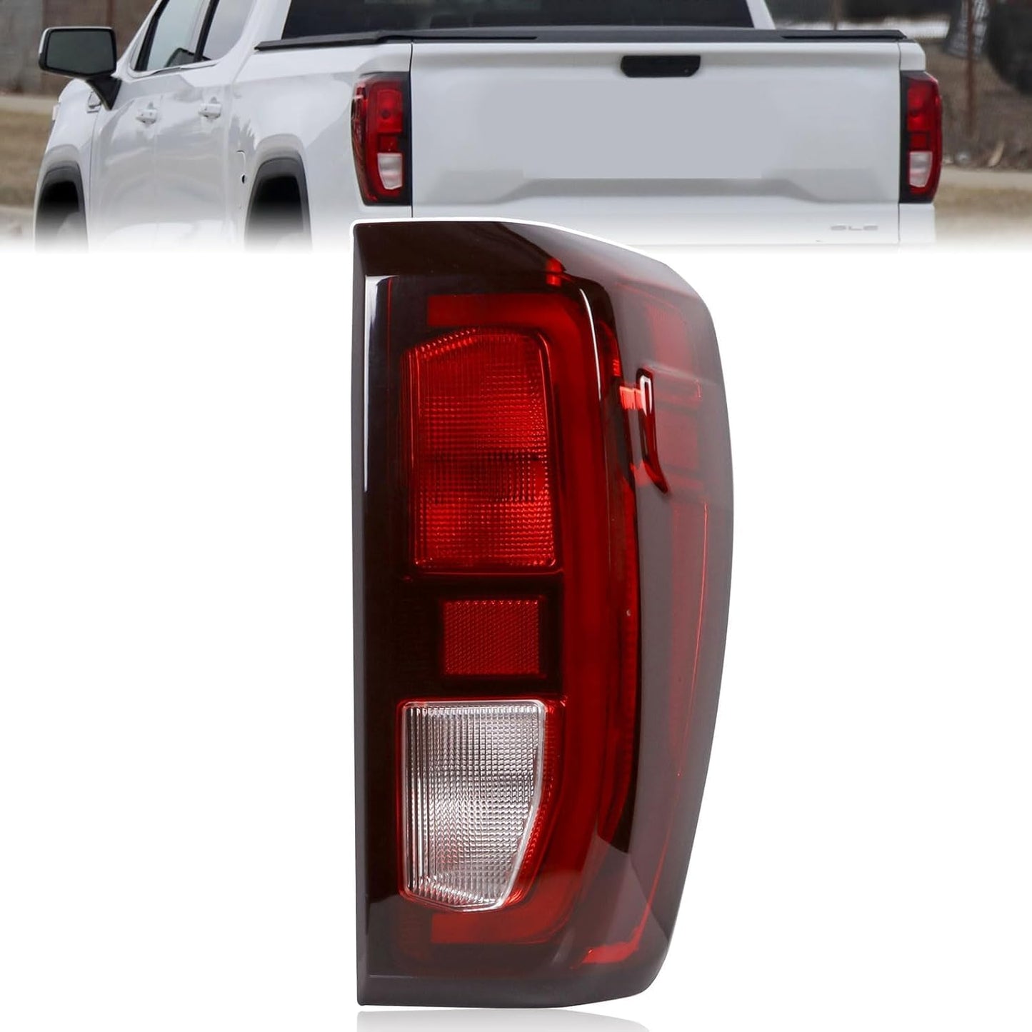Tail Light Assembly for 2019-2024 GMC Sierra 1500 Halogen Type