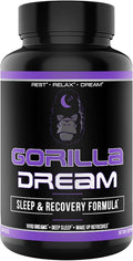 Gorilla Mind Dream Sleep Supplement (120 Capsules) - Deep Sleep