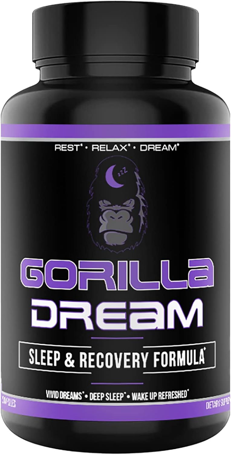Gorilla Mind Dream Sleep Supplement for Deep Recovery & Rest