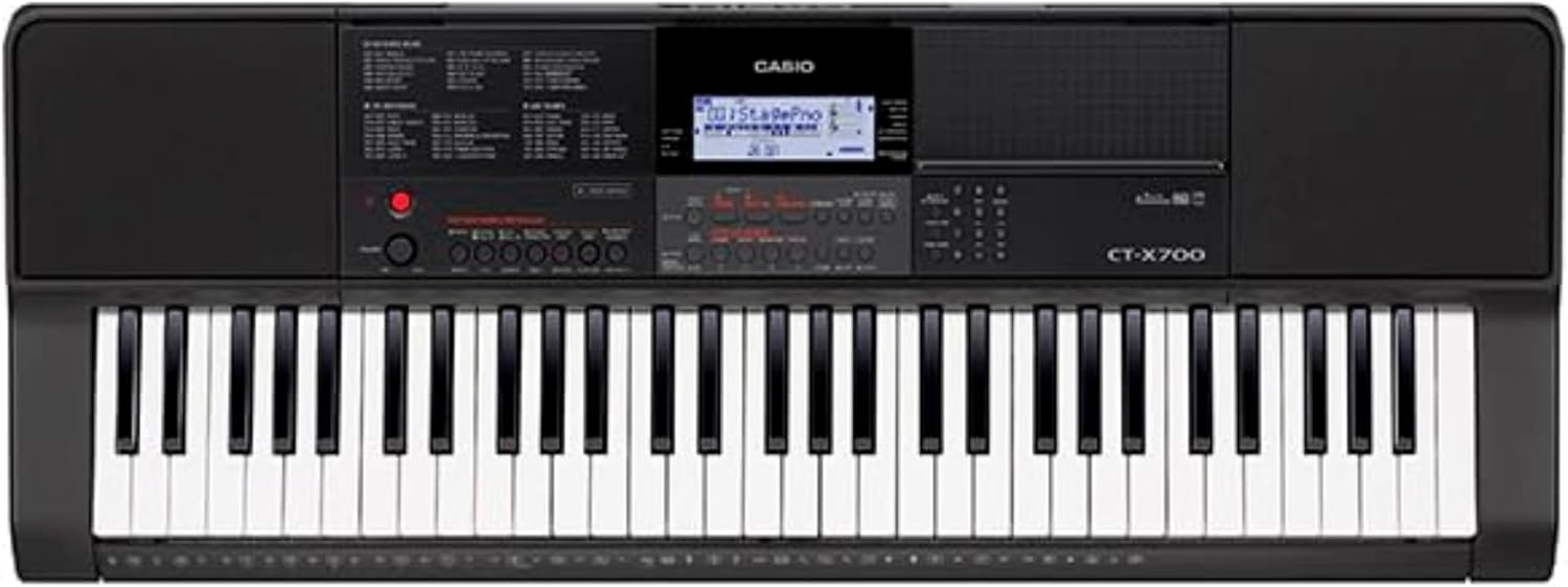 Casio CT-X700 Portable Keyboard: 61 Keys for Maximum Versatility