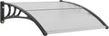 Window Door Canopy 40in x 40in UPF 50+ Polycarbonate - Entry Overhang
