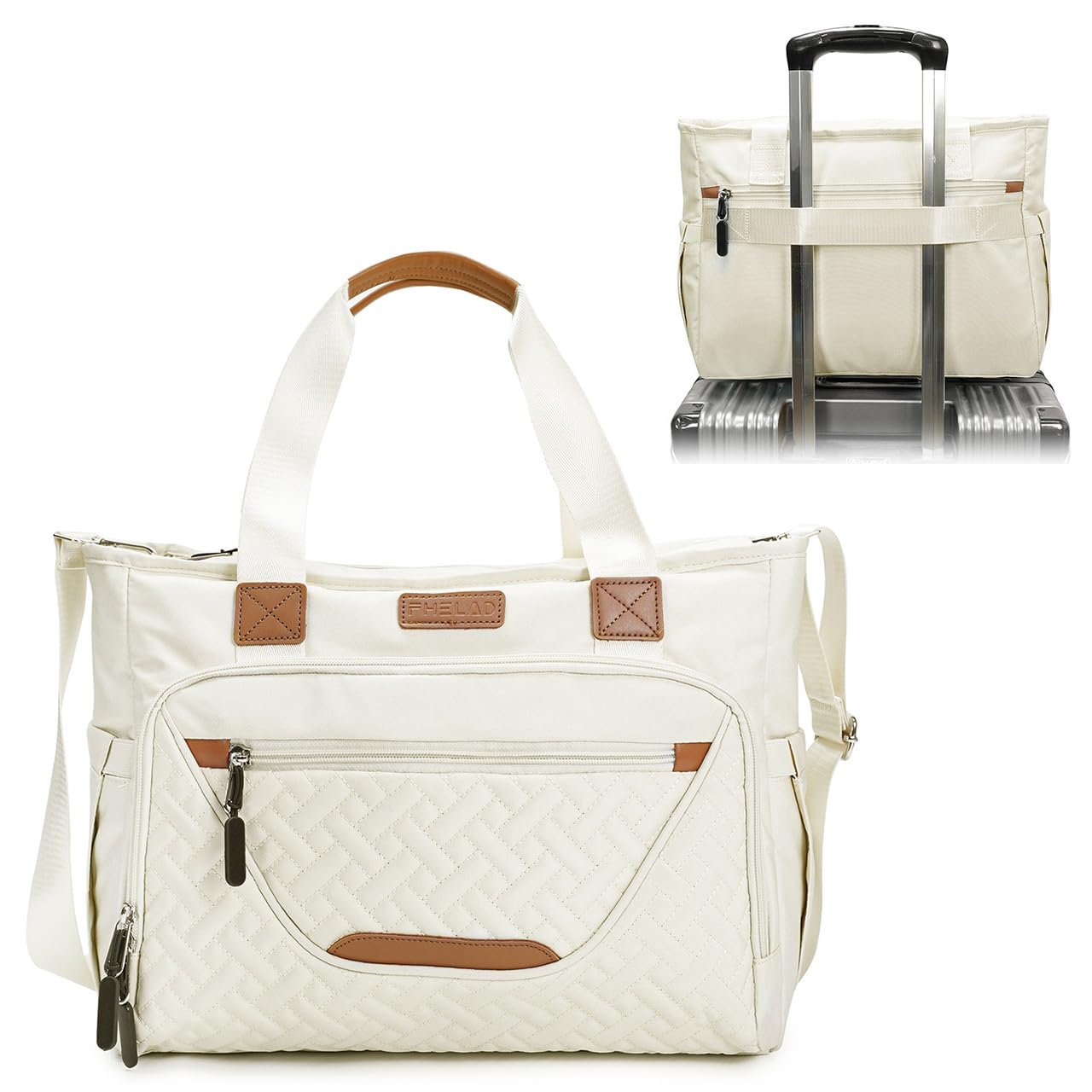 Tote Diaper Bags with Laptop Compartment for New Parents